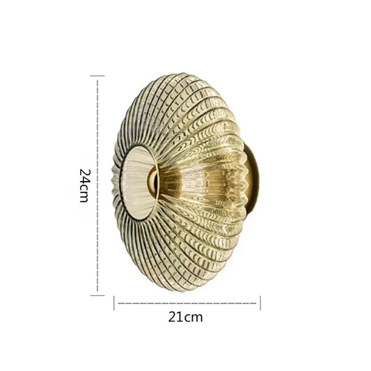 Orlo Ripple Glass Wall Light