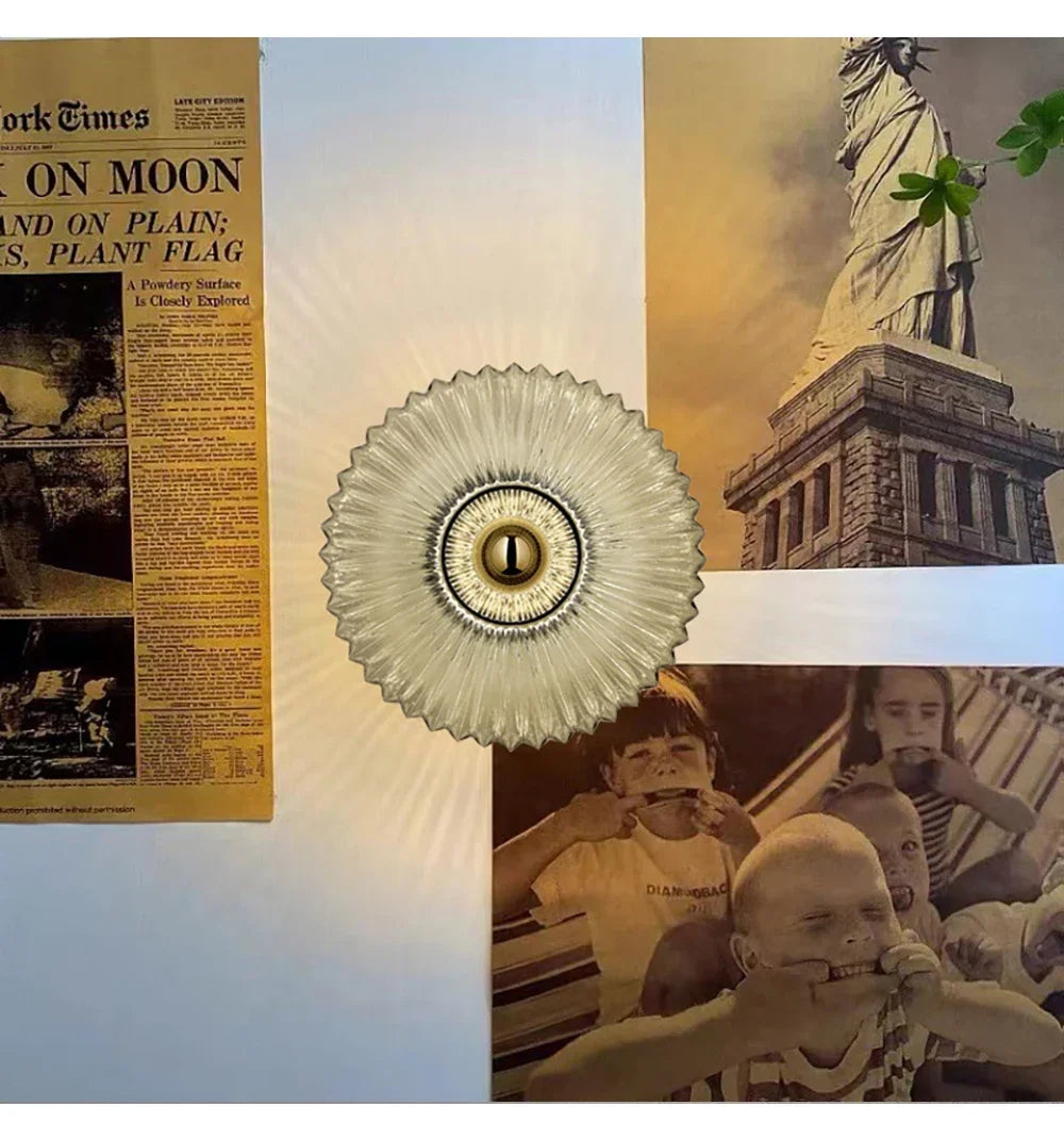 Orlo Ripple Glass Wall Light