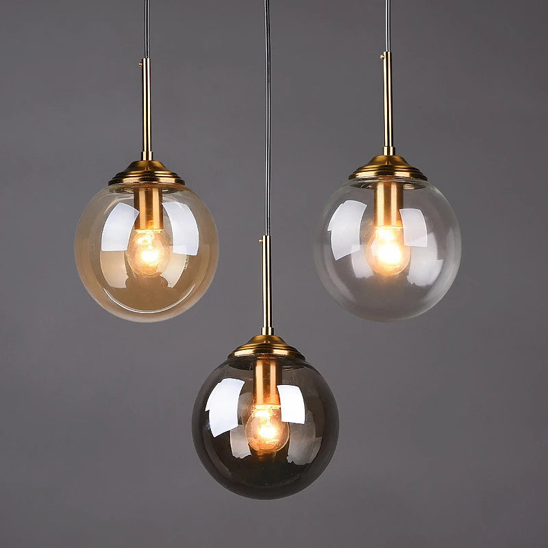 Aurelia Pendant Light – Modern Nordic Glass Hanging Lamp